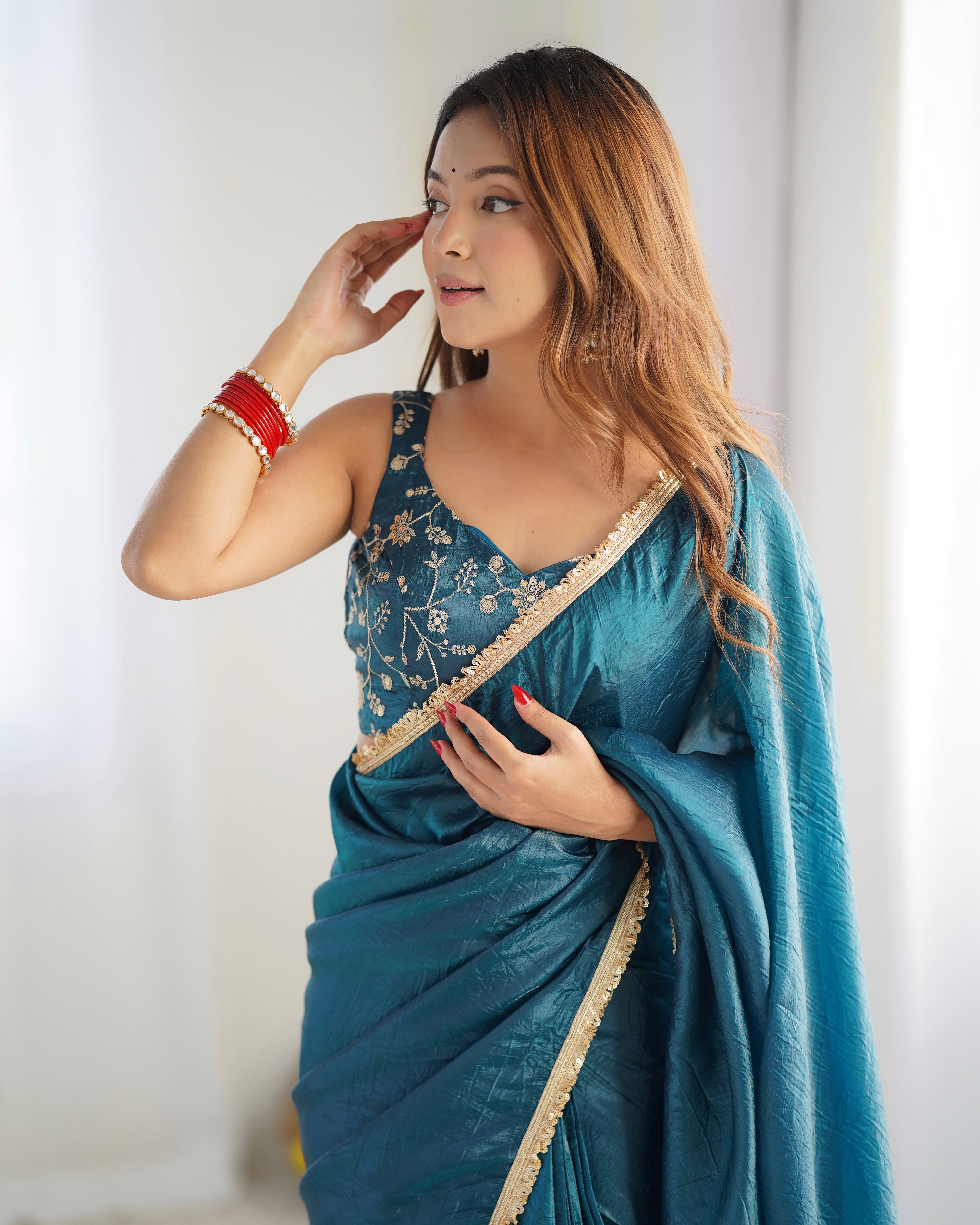 PREDRAPPED REAY TO WEAR SAREE
