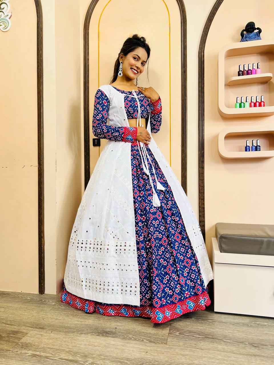 New Fancy Ready To Wear Collection Koti - Choli With Lahenga