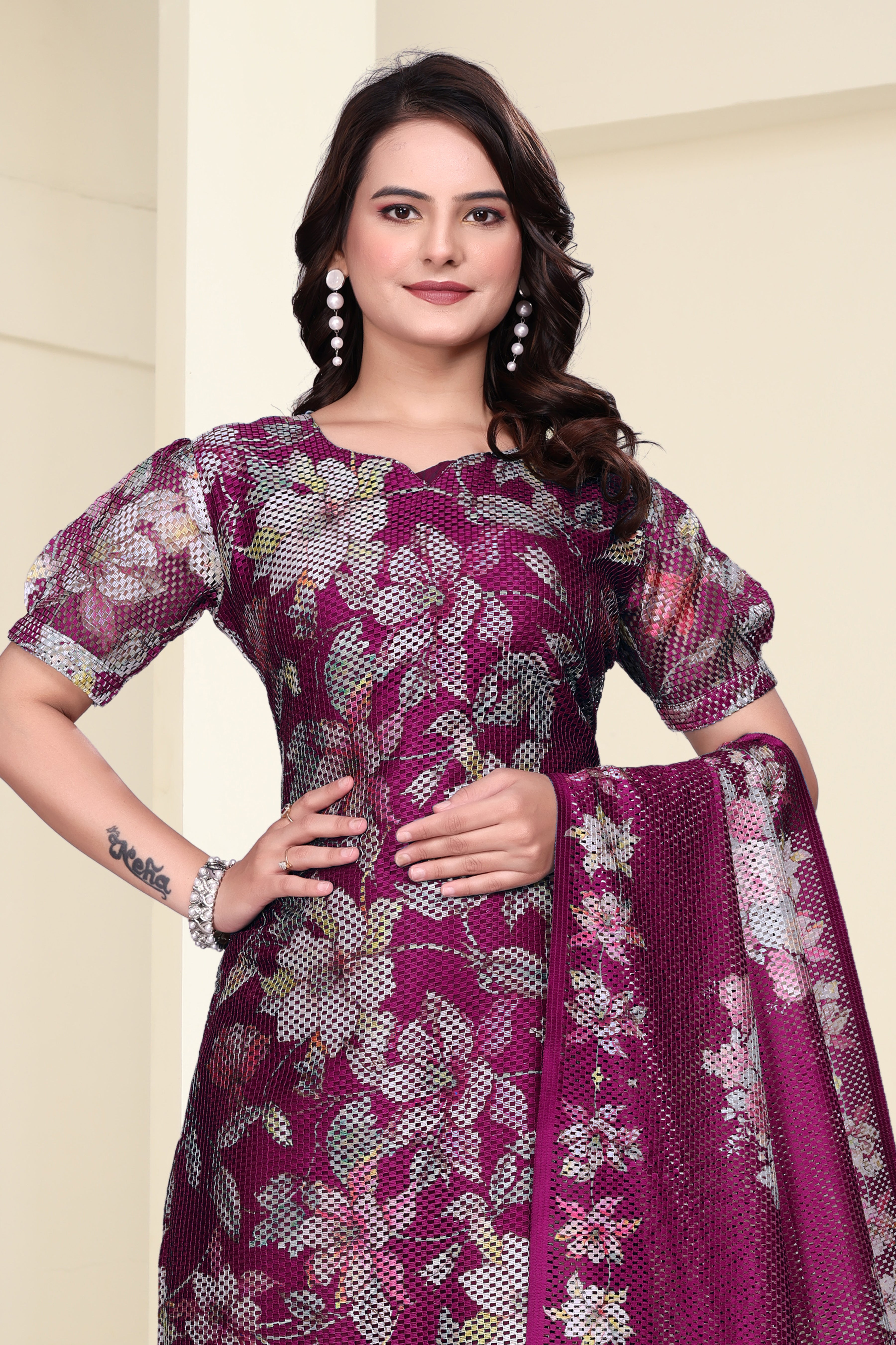 Top-Bottom And Dupatta Set Fully Stitched Ready To Wear