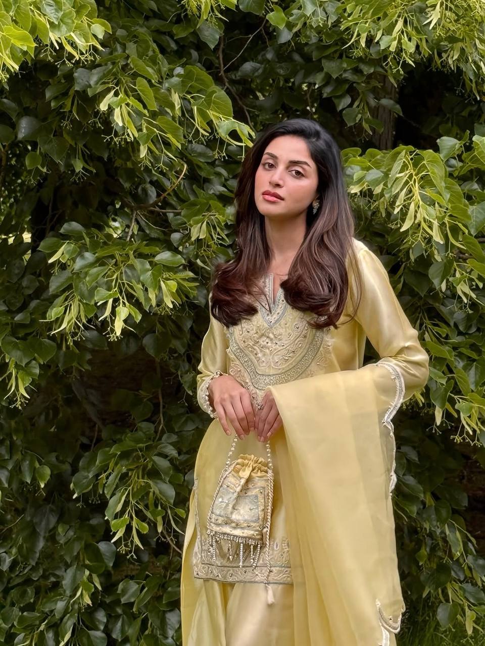Heavy Embroidery Sequence Work Top-Bottom And Dupatta Set Fully Stitched Ready To Wear