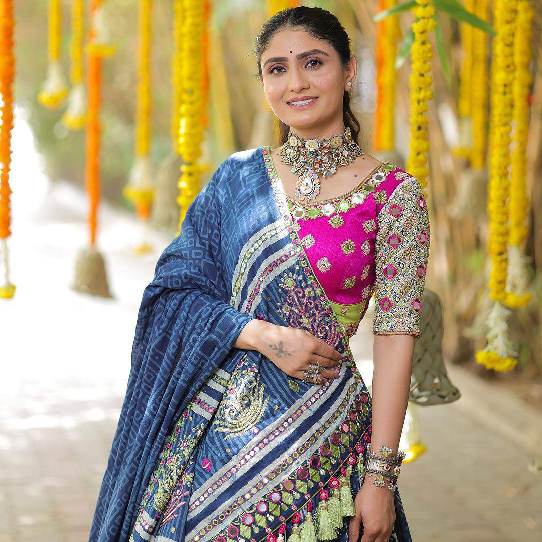PRESENTING NEW *NAVRATRI SPECIAL* DESIGNER PRINTED LAHENGA CHOLI