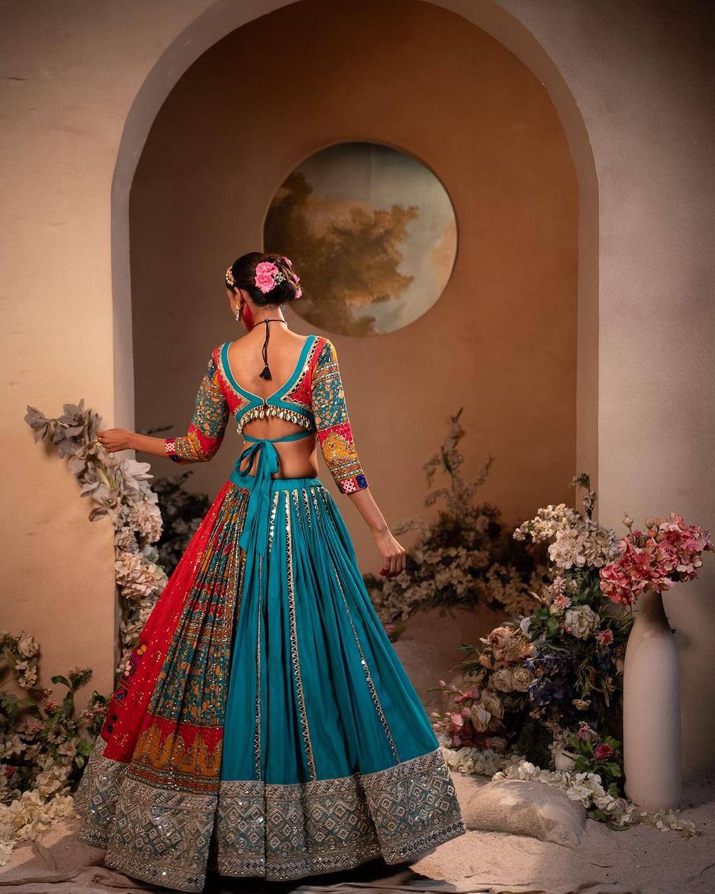 PRESENTING NEW *NAVRATRI SPECIAL* DESIGNER PRINTED LAHENGA CHOLI