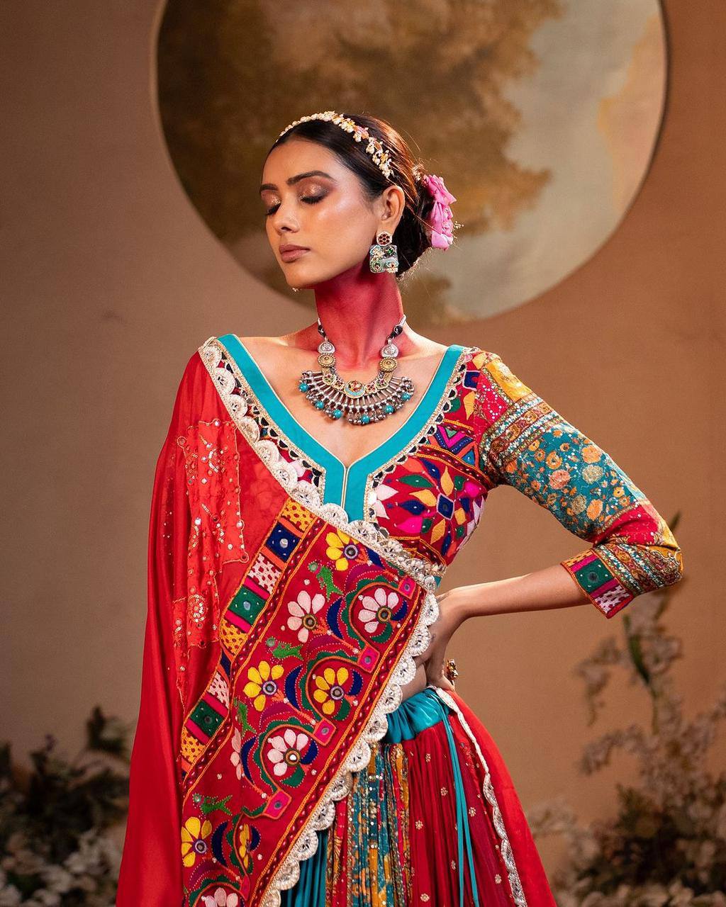 PRESENTING NEW *NAVRATRI SPECIAL* DESIGNER PRINTED LAHENGA CHOLI