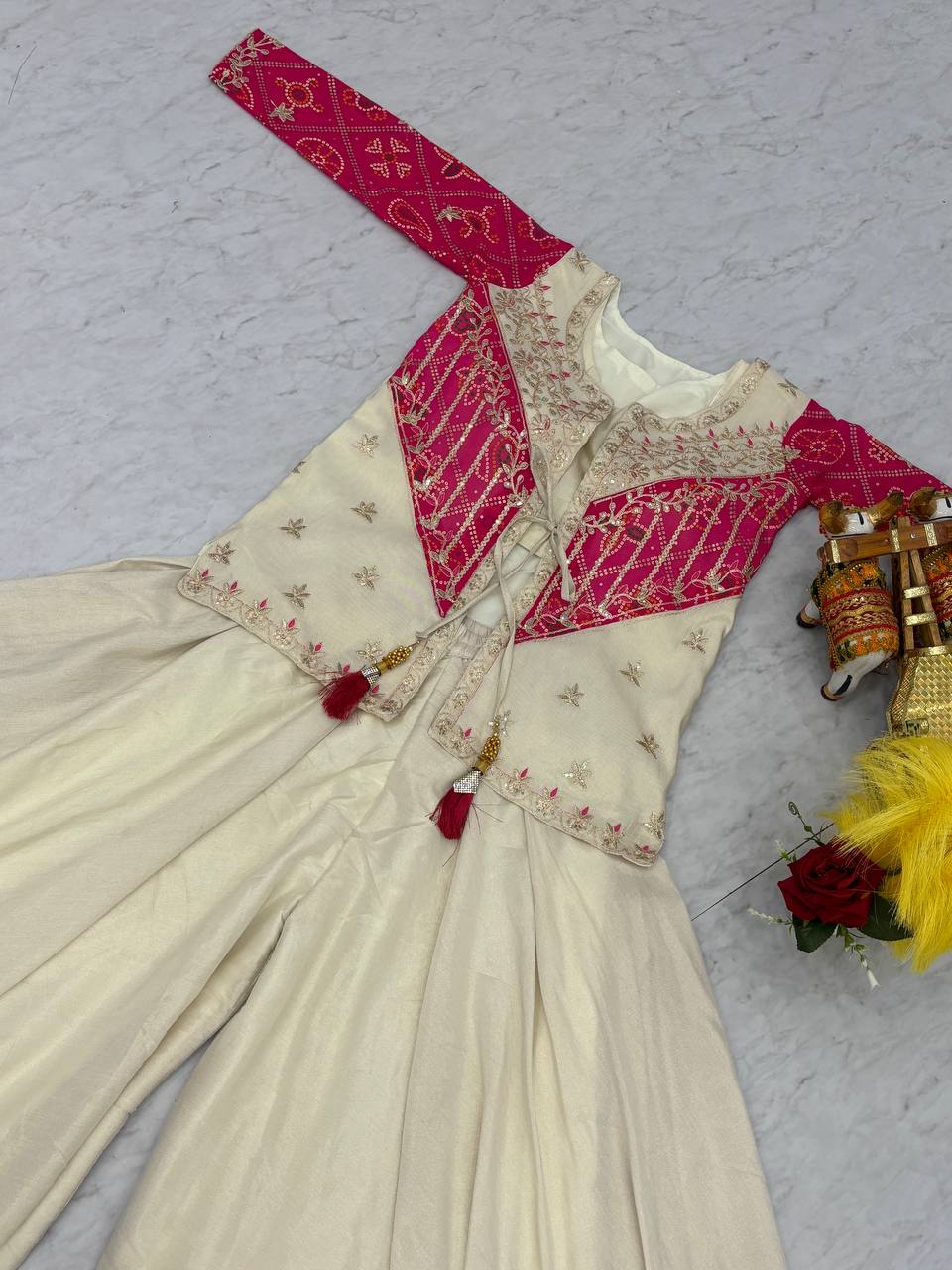 New Festival badhrej koti & Plazza With choli