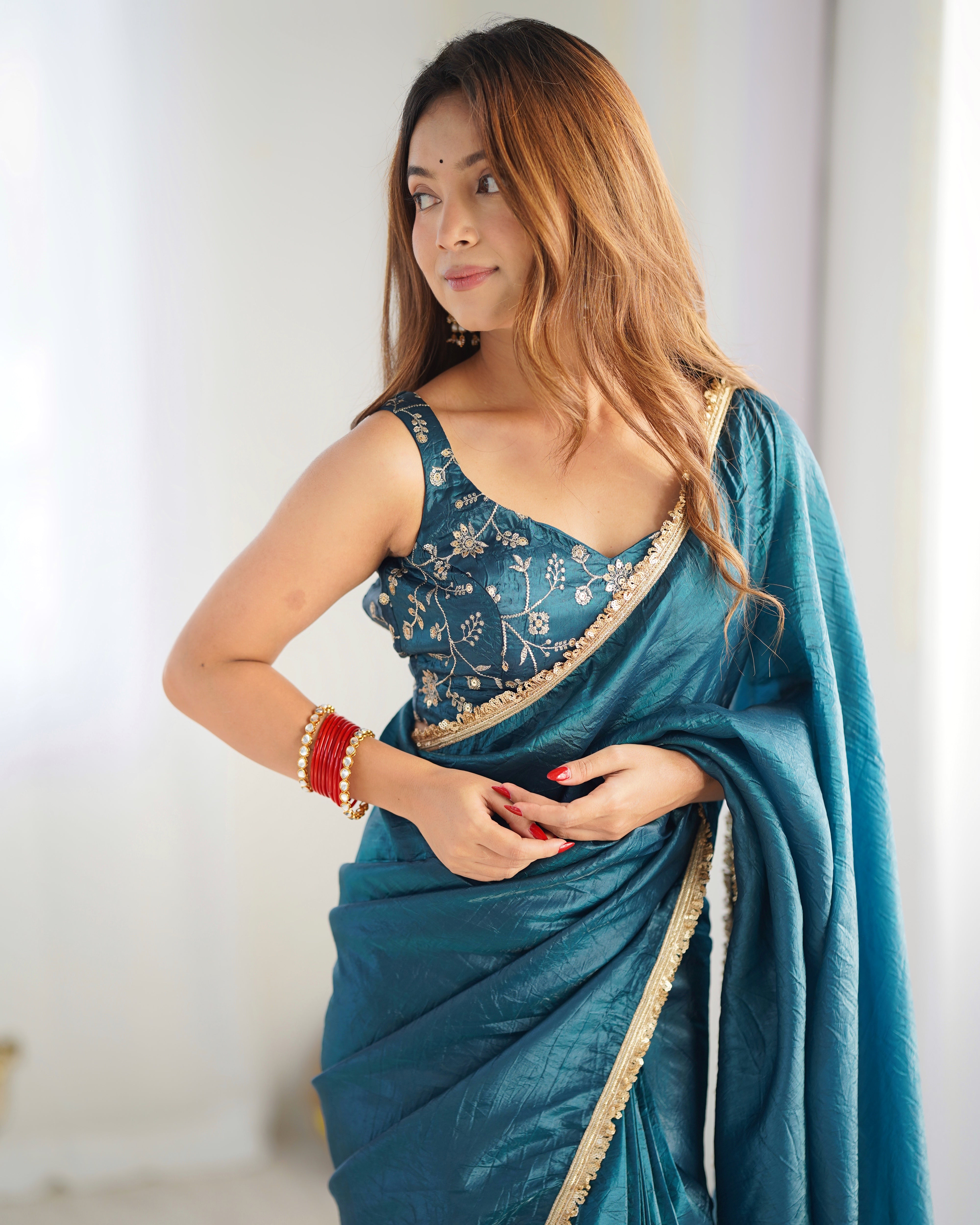 PREDRAPPED REAY TO WEAR SAREE