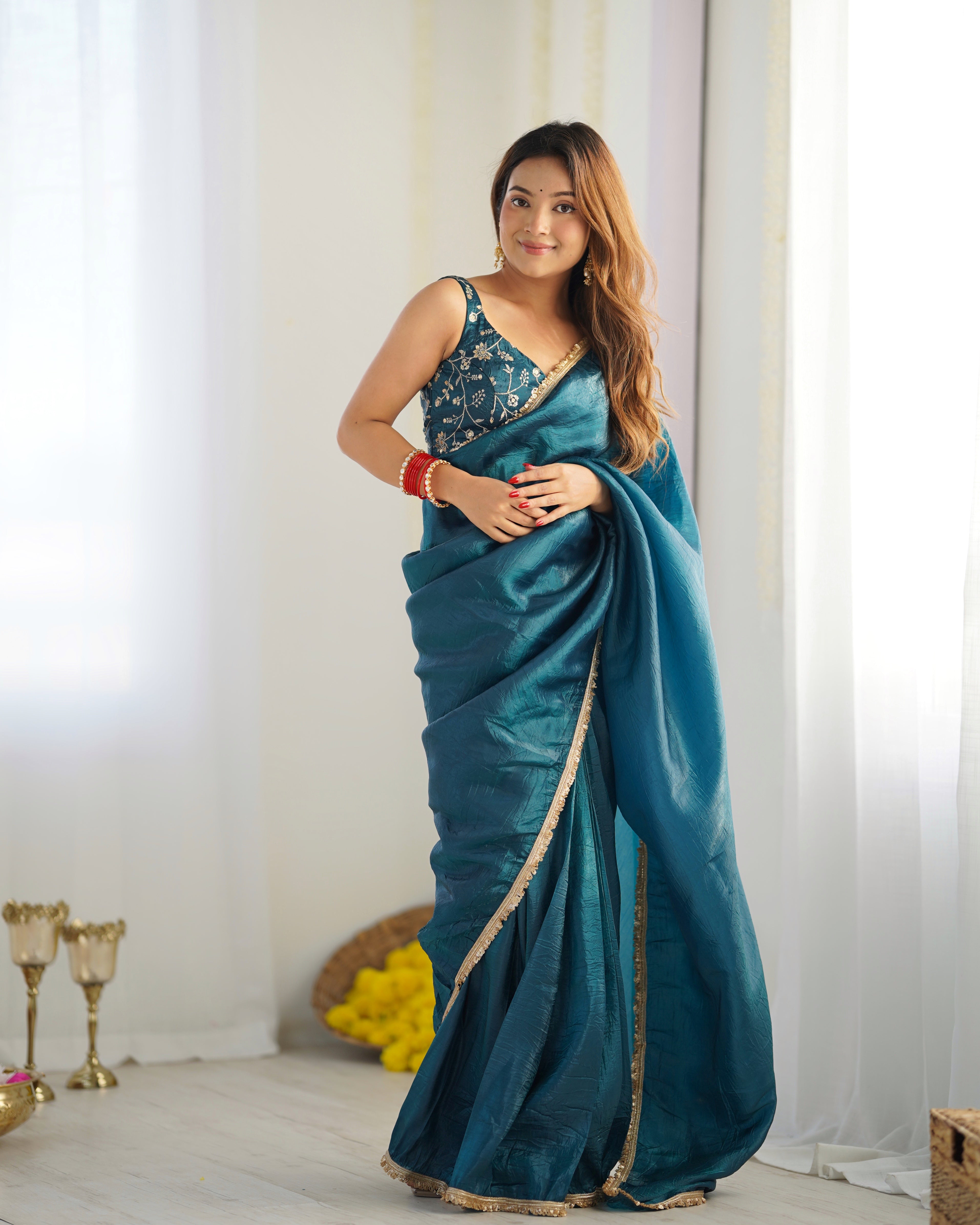 PREDRAPPED REAY TO WEAR SAREE