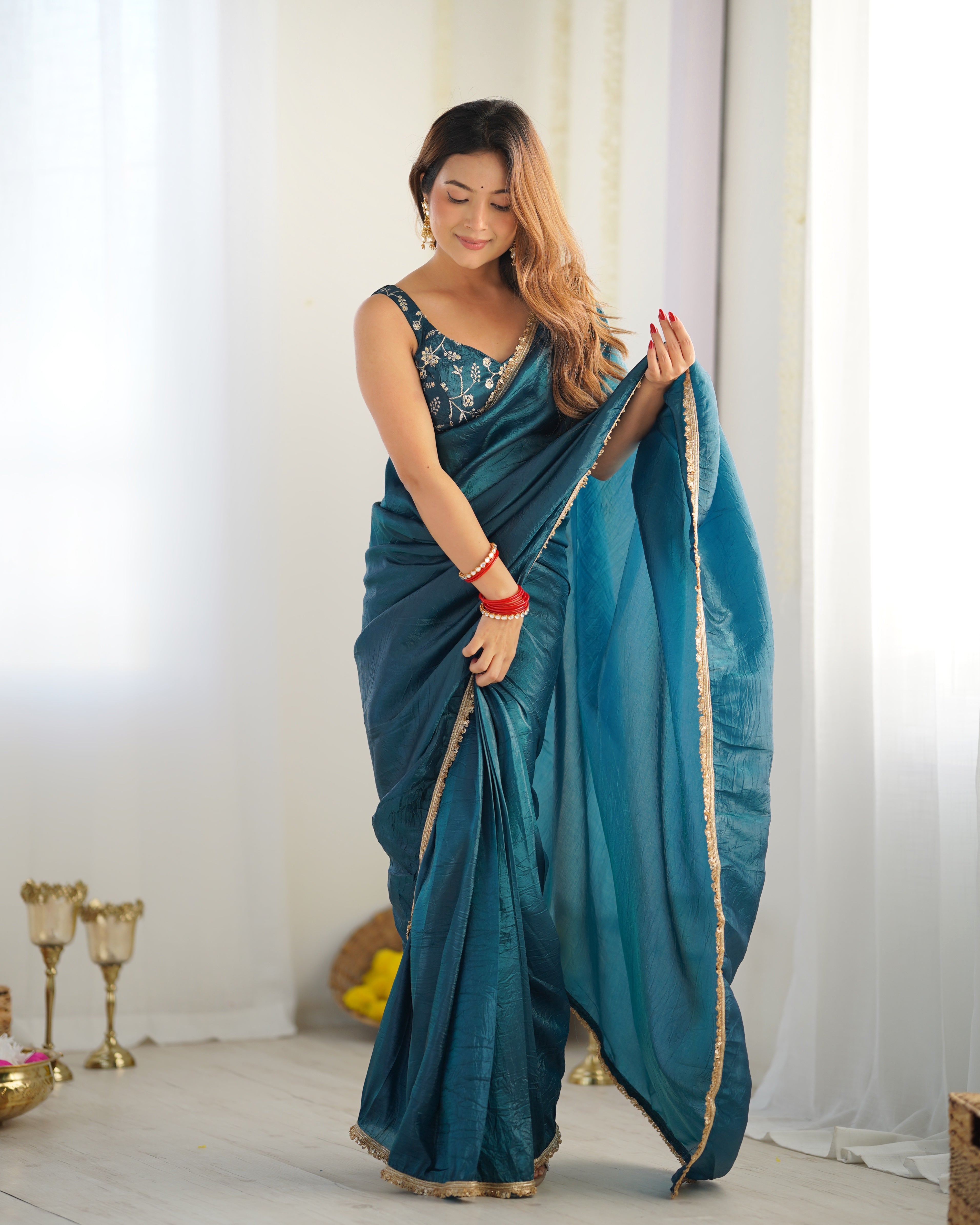 PREDRAPPED REAY TO WEAR SAREE