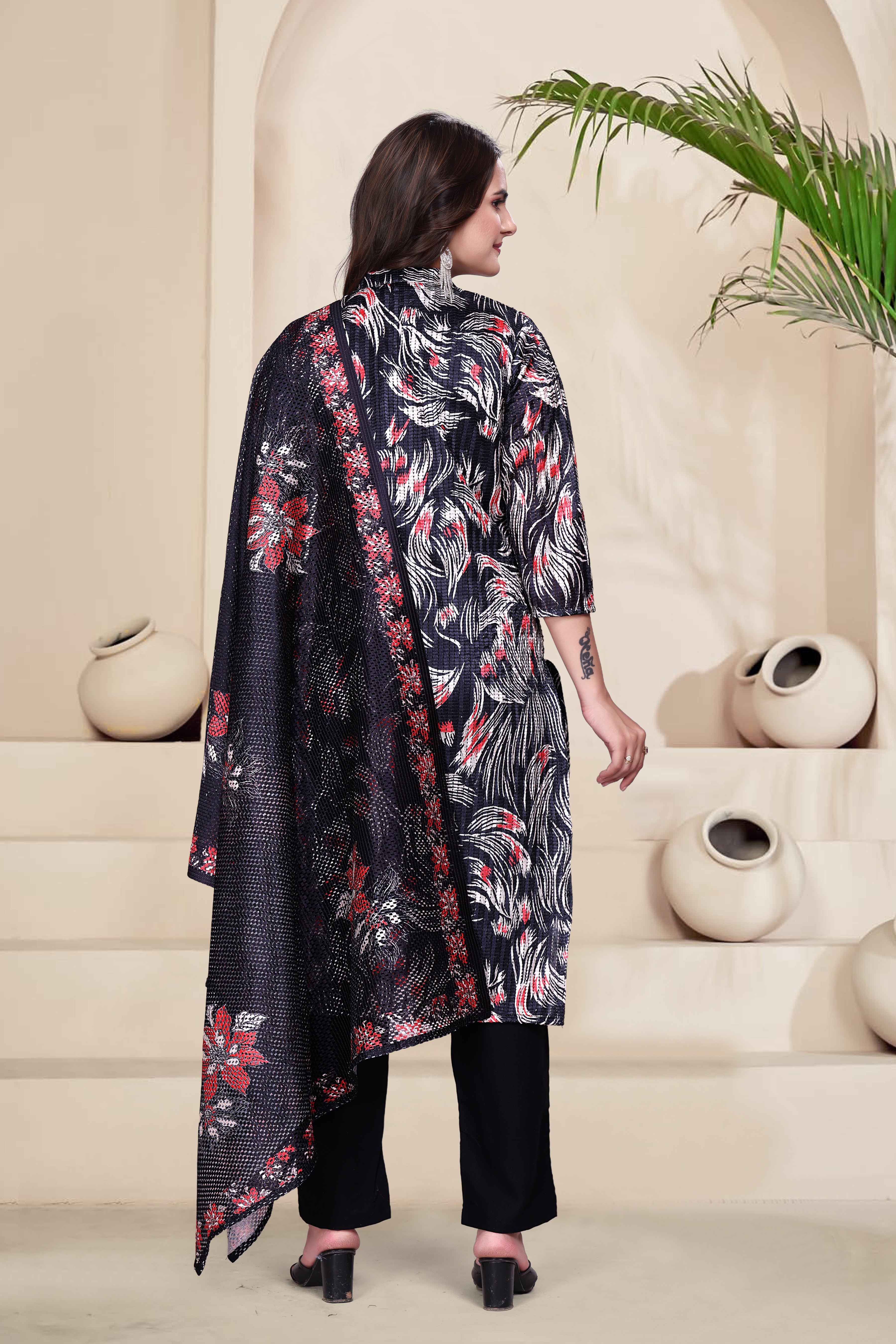 Top-Bottom And Dupatta Set Fully Stitched Ready To Wear