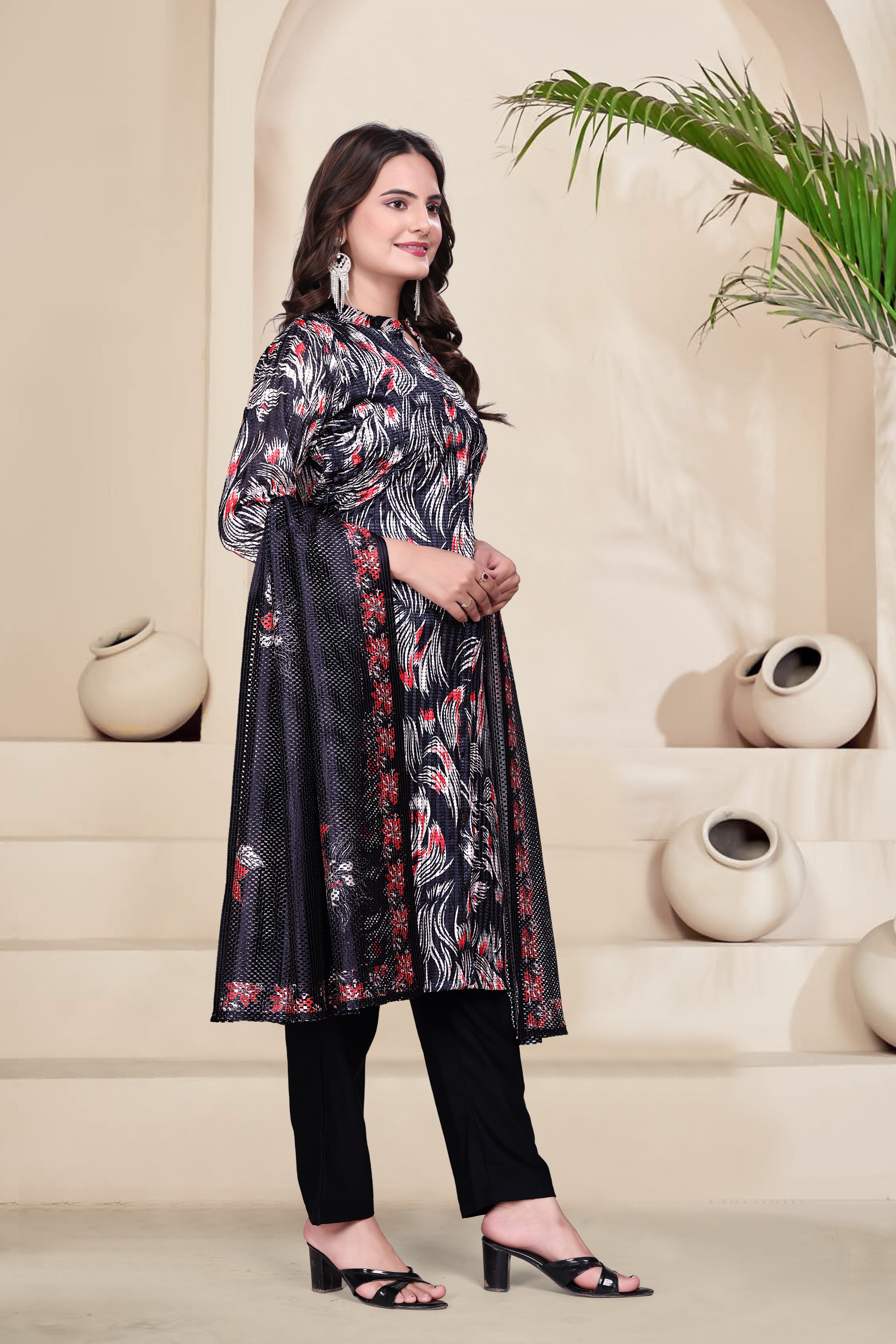 Top-Bottom And Dupatta Set Fully Stitched Ready To Wear