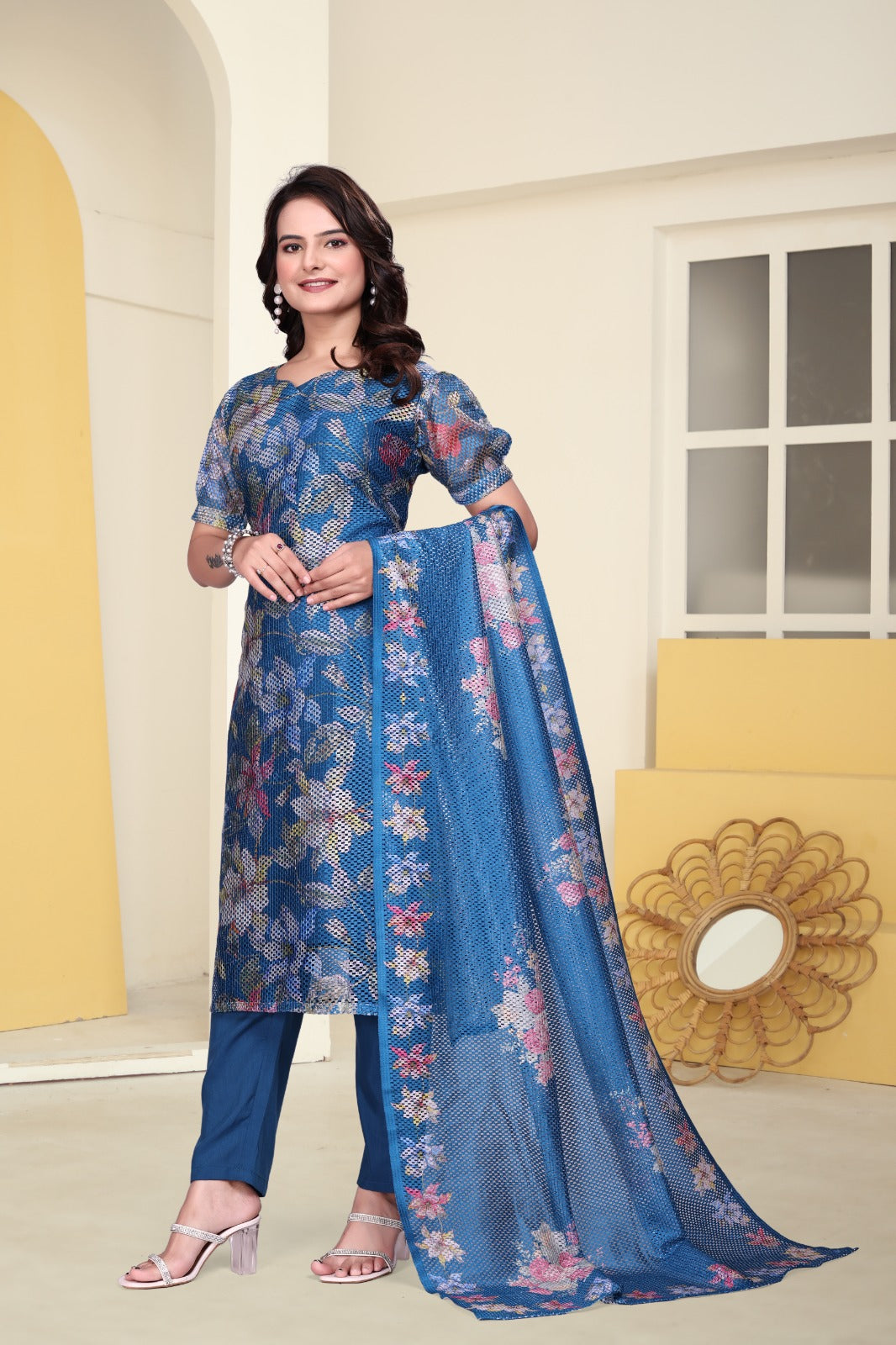 Top-Bottom And Dupatta Set Fully Stitched Ready To Wear