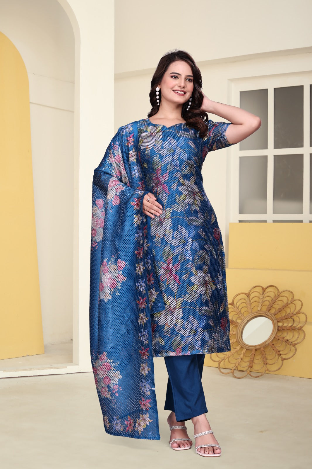 Top-Bottom And Dupatta Set Fully Stitched Ready To Wear