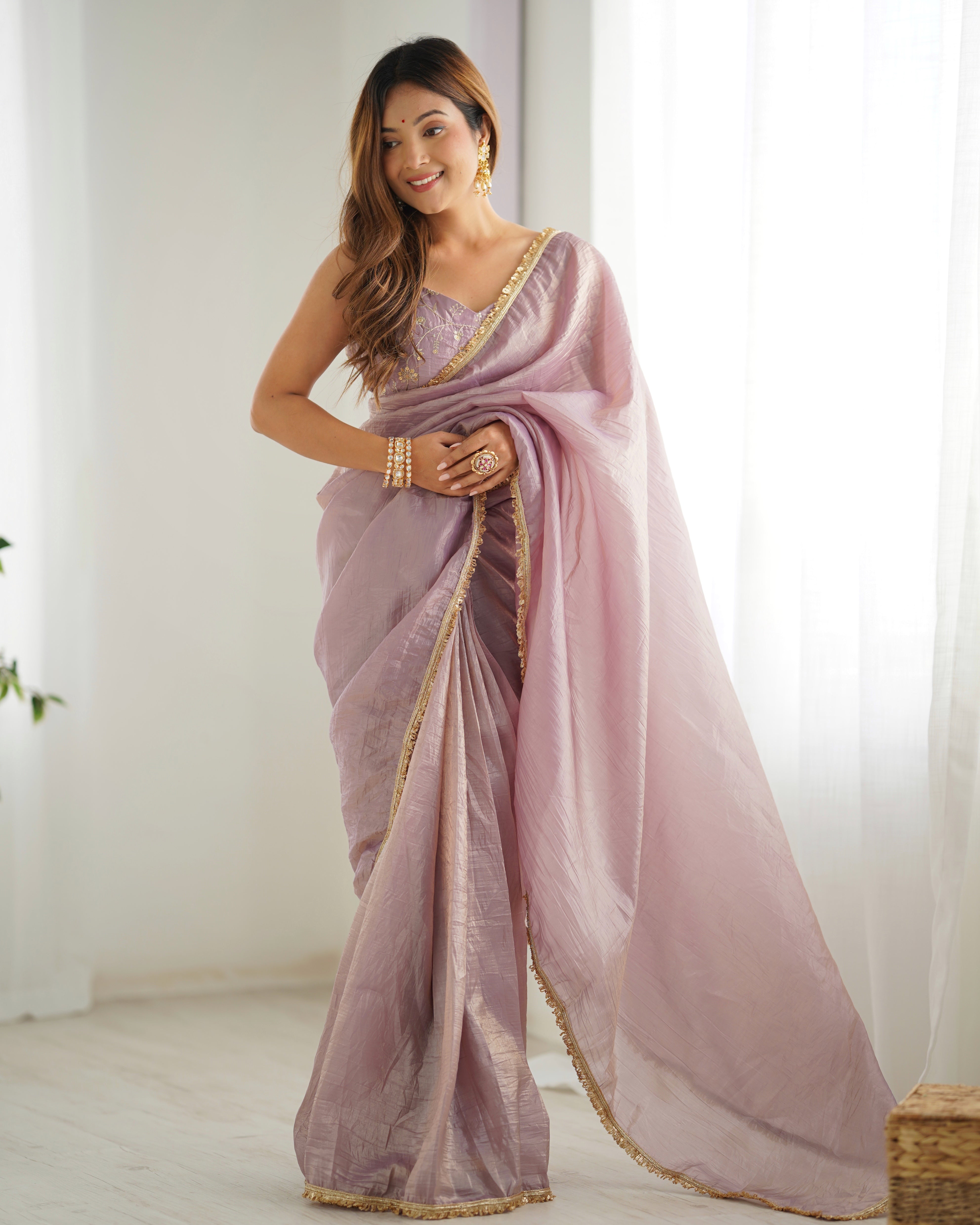 PREDRAPPED REAY TO WEAR SAREE