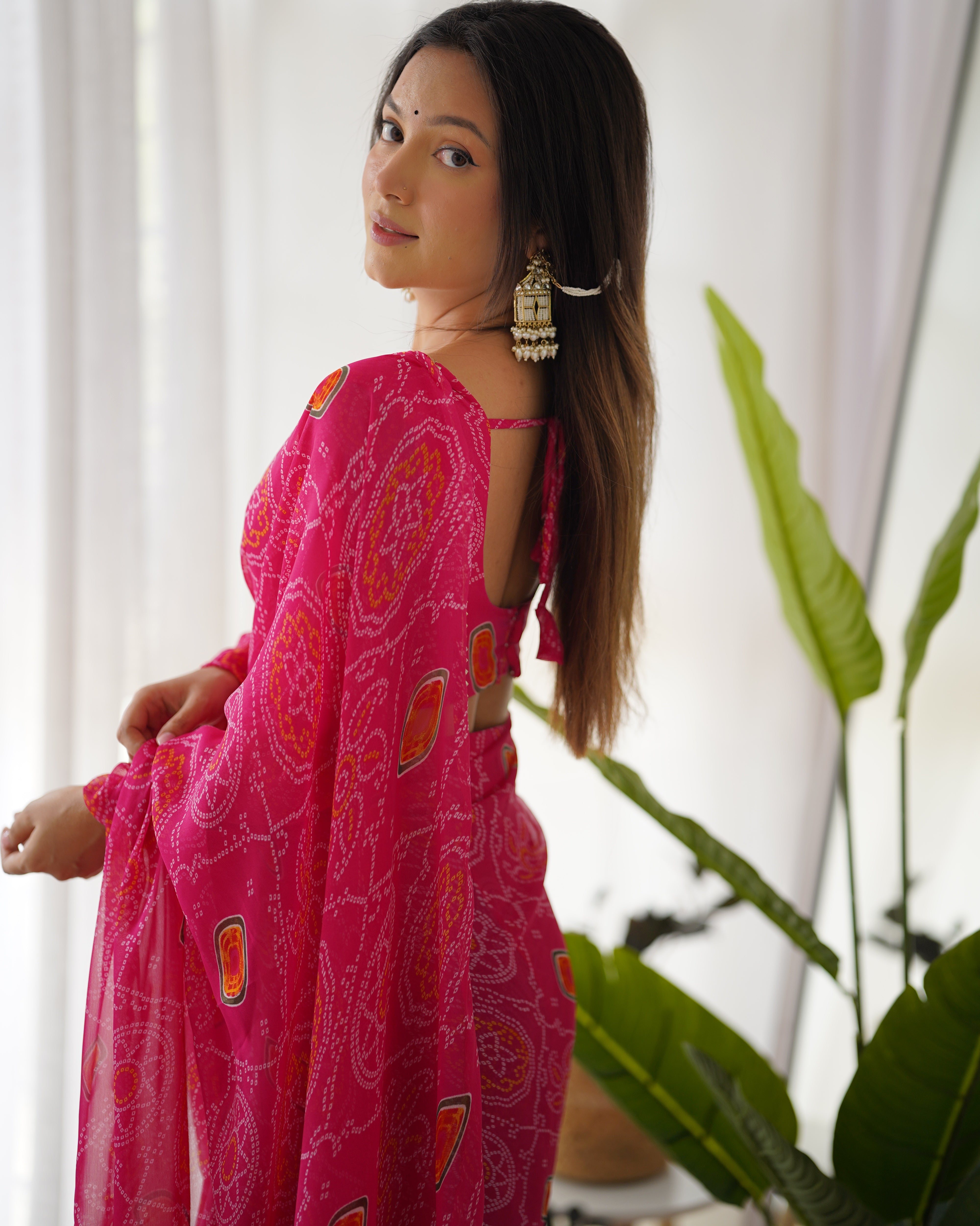PREDRAPPED REAY TO WEAR SAREE