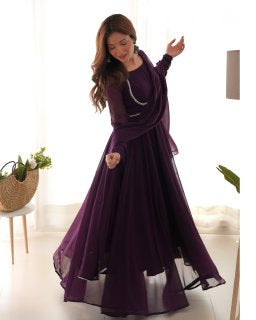 ANARKALI GOWN DUPPTA FULL SET WITH PENT GOWN