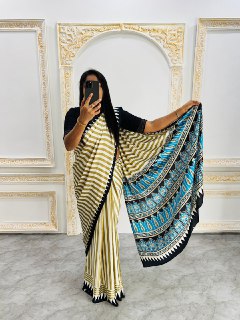 Semi Gajji Silk Soft and Smooth Saree