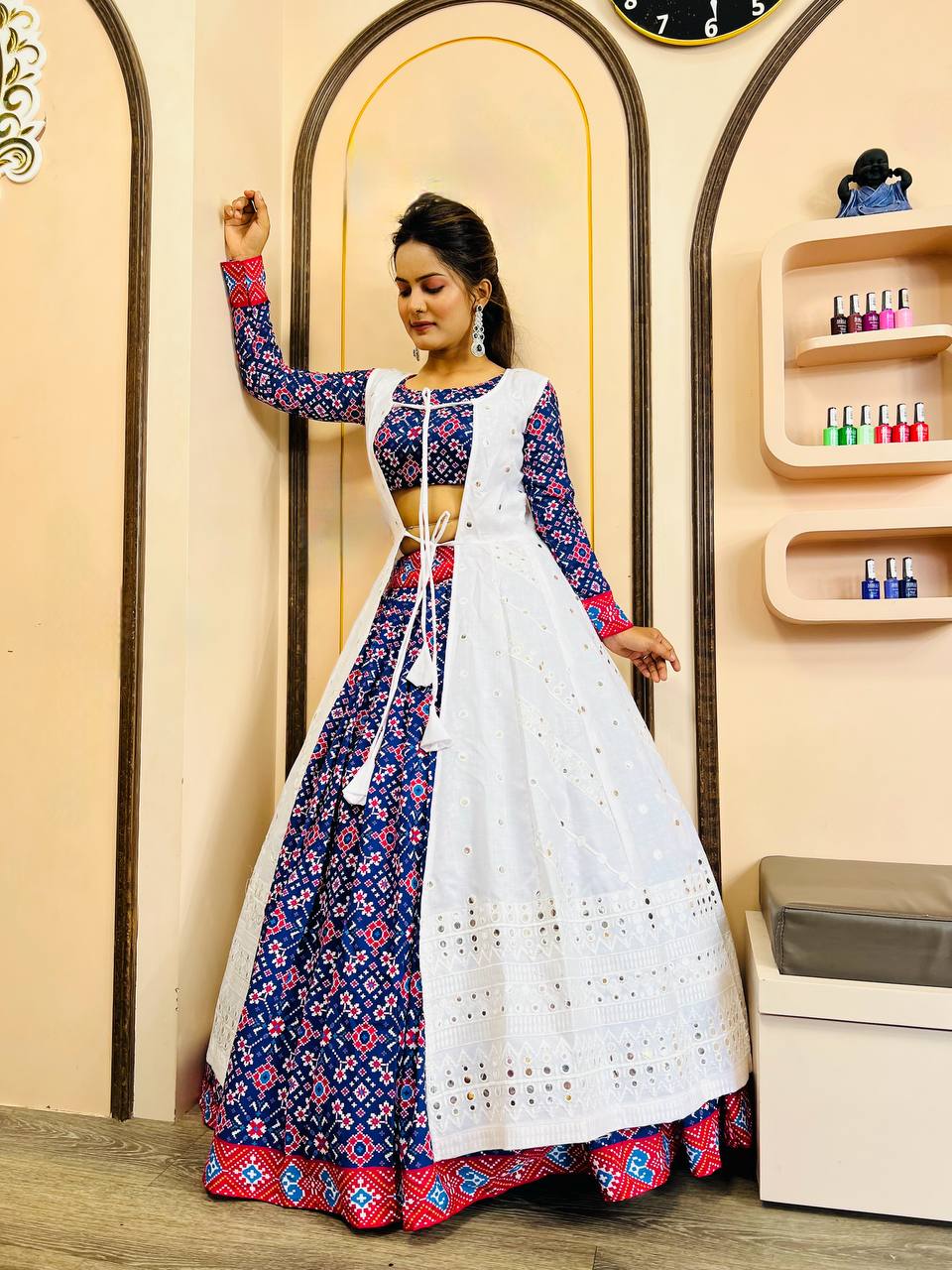 New Fancy Ready To Wear Collection Koti - Choli With Lahenga